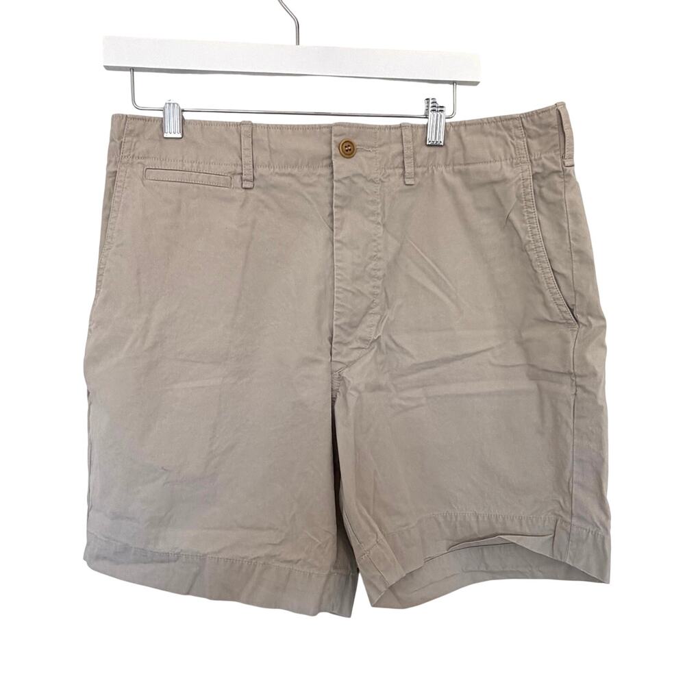 Buck Mason (33) Tropic Twill Carry On Shorts Neutral Utility Casual Menswear